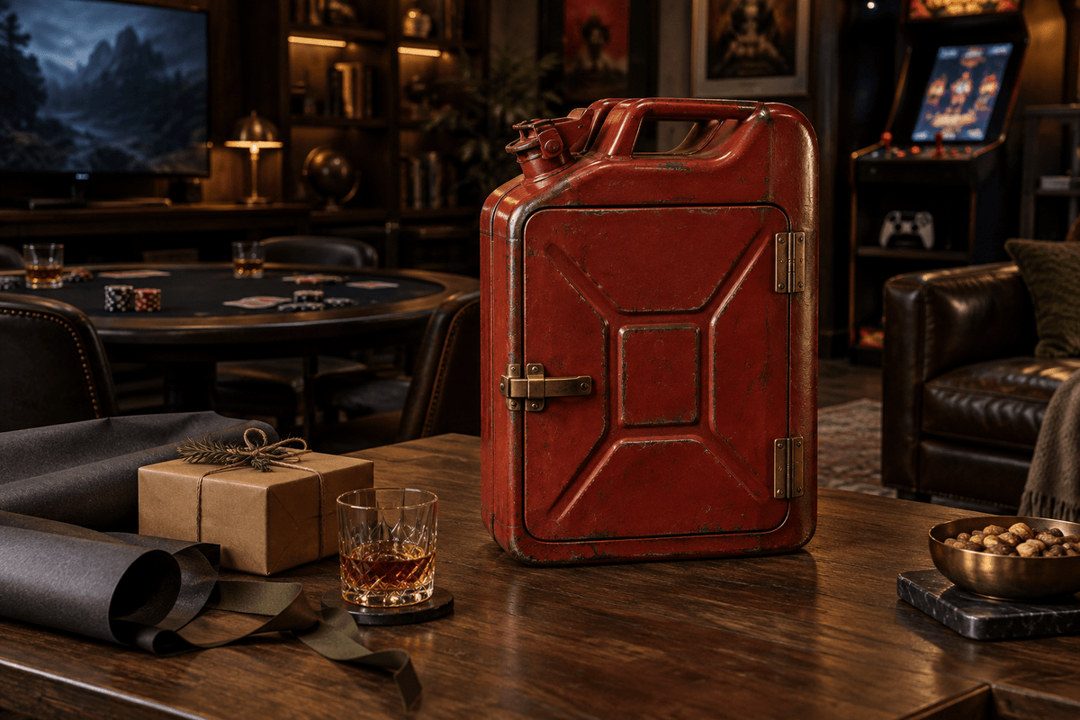 Whiskey Gifts for Gamers: 7 Rugged Barware Ideas for a Game Room Host