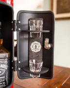 Fire Extinguisher Mini Bar Cabinet - jerry can minibar black door detail 01