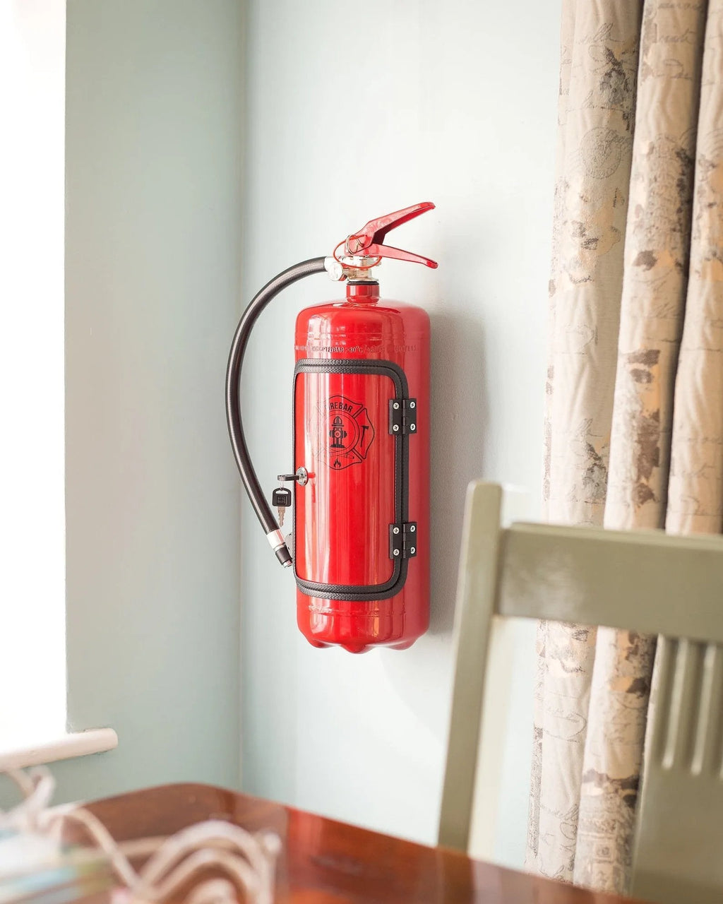 Fire Extinguisher Mini Bar Cabinet - jerry can minibar red wall mounted 02