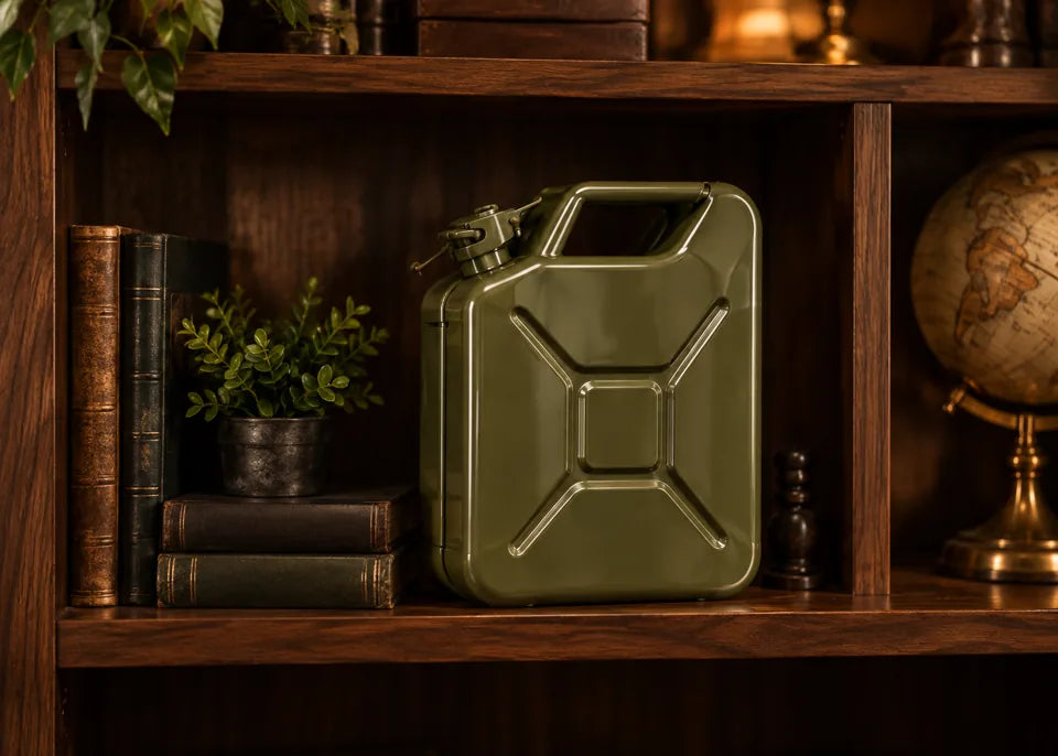 Compact character for a shelf or sideboard.